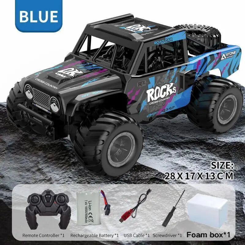 JJRC Q191 All-Terrain Amphibious RC Car - 4WD Off-Road Adventure Blue-Foam box