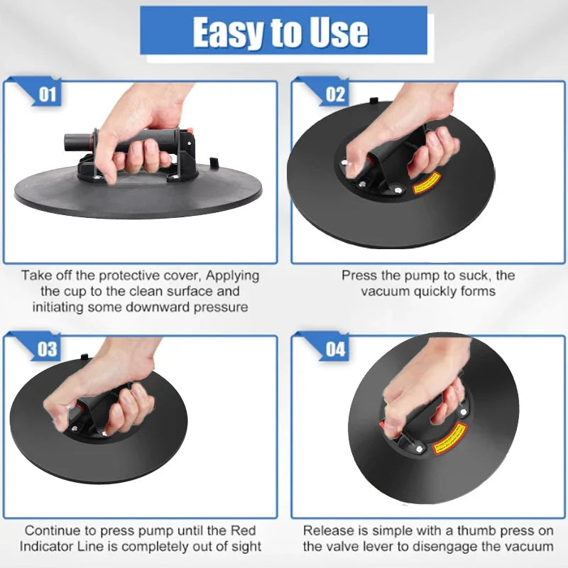 Vacuum Suction Cup 250kg Lifter &ndash; Heavy Duty Handling