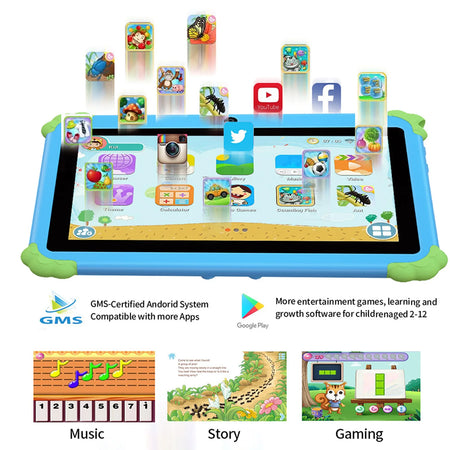 New 7 Inch Cartoon Pattern Kids Tablet &ndash; Ultra Slim