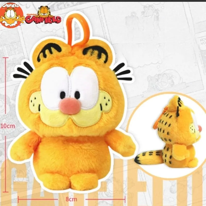 Kawaii Garfield Plush Keychain - Cute Cartoon Doll for Bags &amp; Gifts keychain C / CHINA
