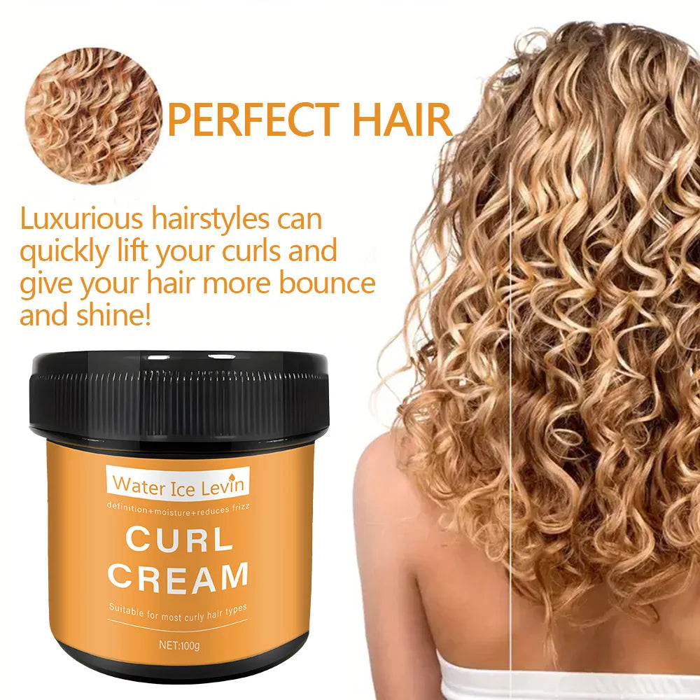 Water Ice Levin Curl Cream Hair Mask &ndash; Quick Repair for Damaged Curly Hair