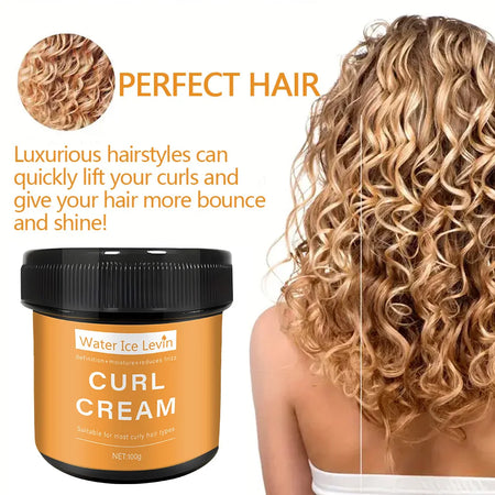 Water Ice Levin Curl Cream Hair Mask &ndash; Quick Repair for Damaged Curly Hair