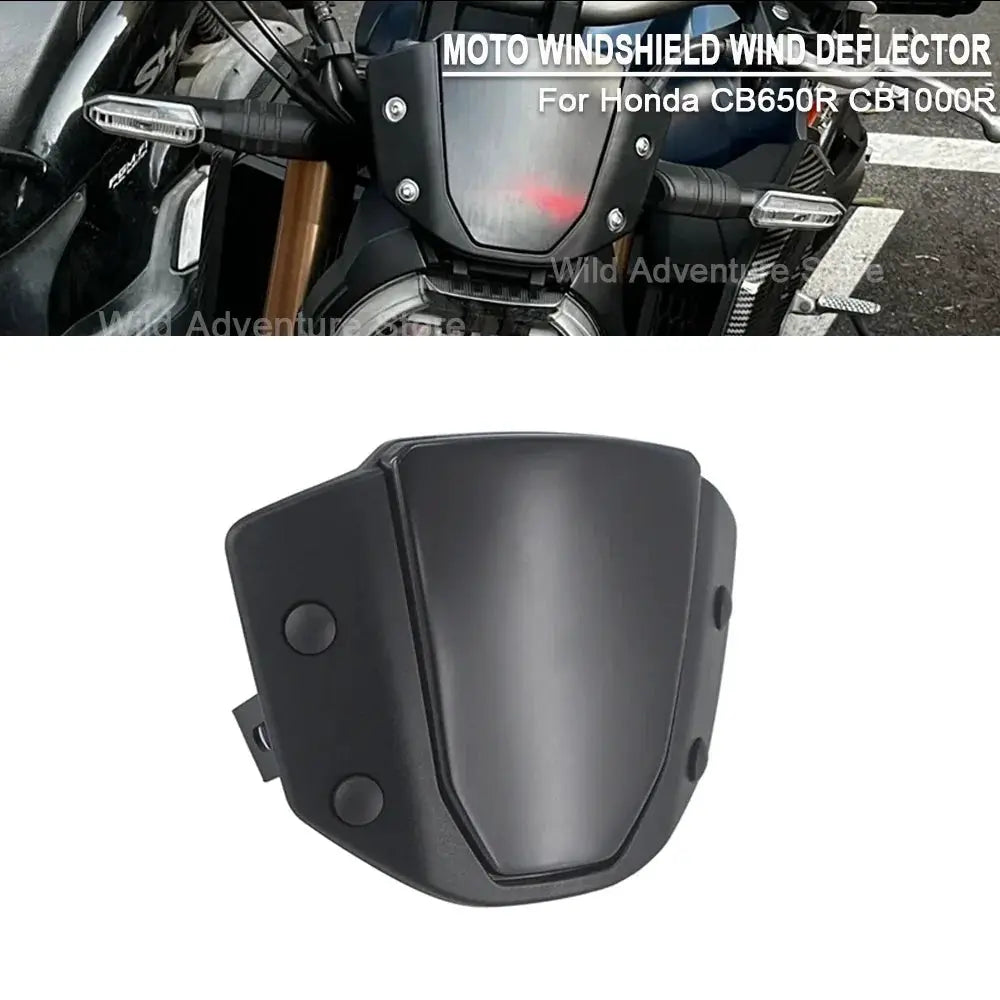 Motorcycle Windshield For Honda CB650R CB1000R CB 650R 1000R 2018-2020 Sport Windshield Wind Deflector Visor Screen Bracket by InterCyprus Trading Ltd