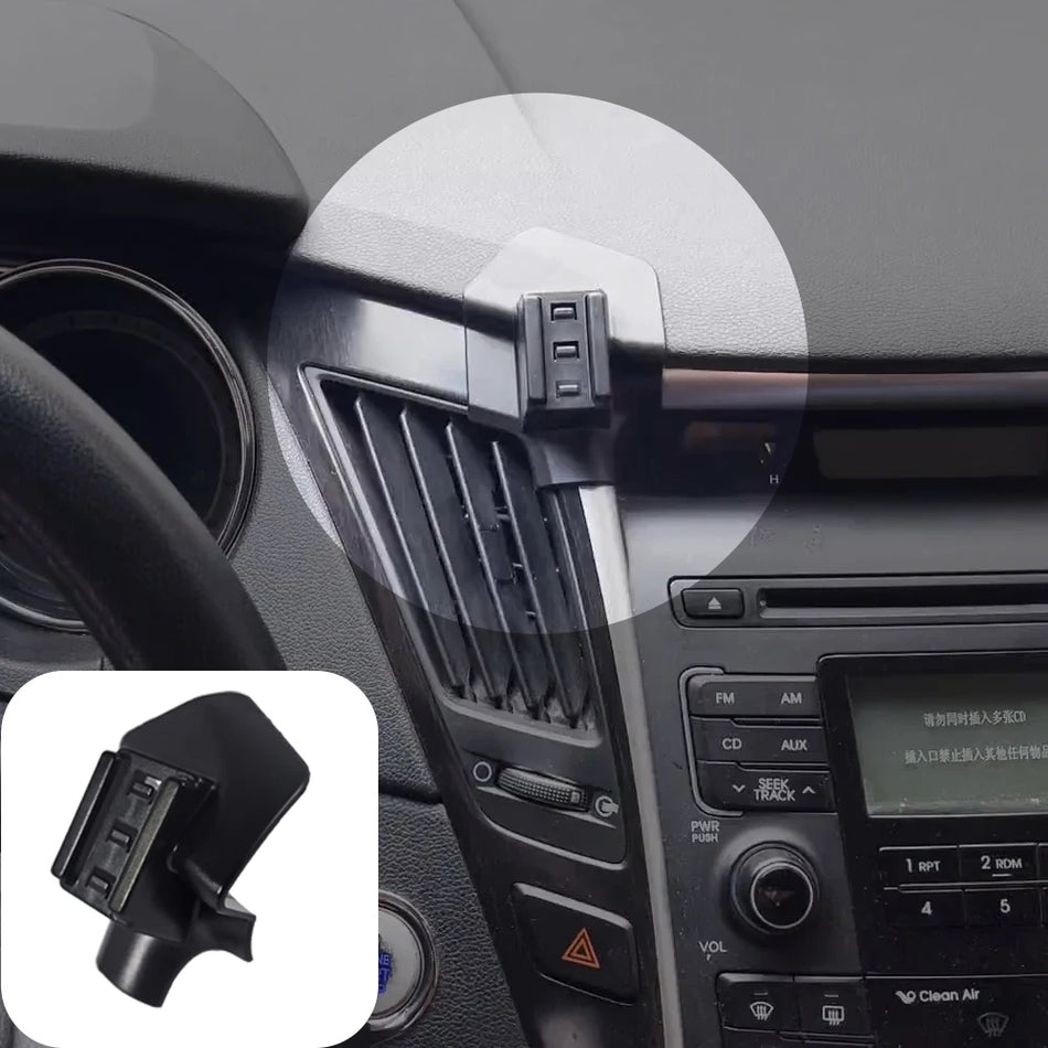 Car Phone Holder With Wireless Charging For Hyundai Sonata YF 2011-2014