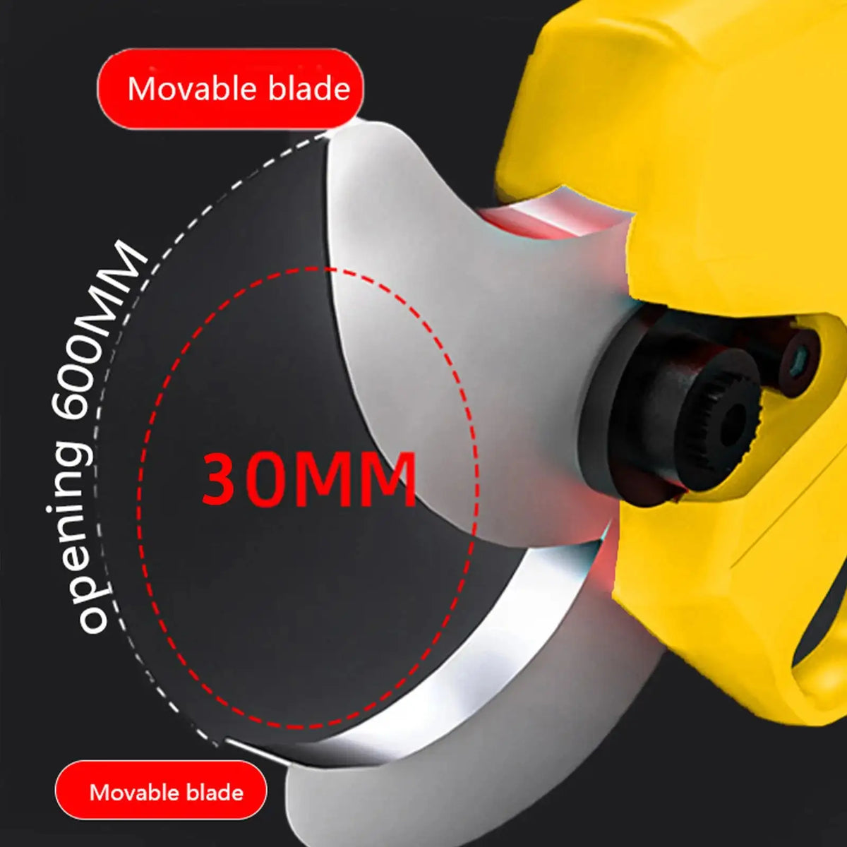 Betuyoo 30mm Brushless Pruner 21V &ndash; Cordless 1500W