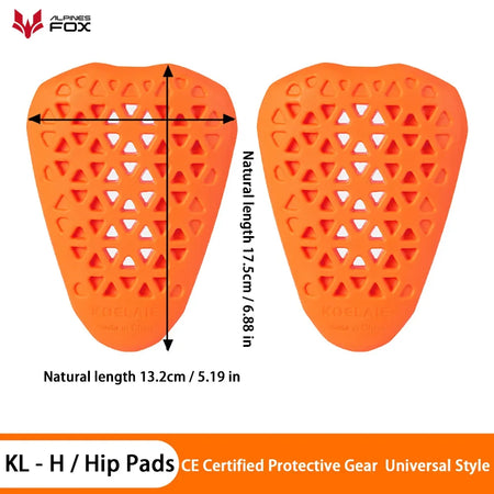 Universal Built-In Back Protector - CE Certified Motocross Hip Pads