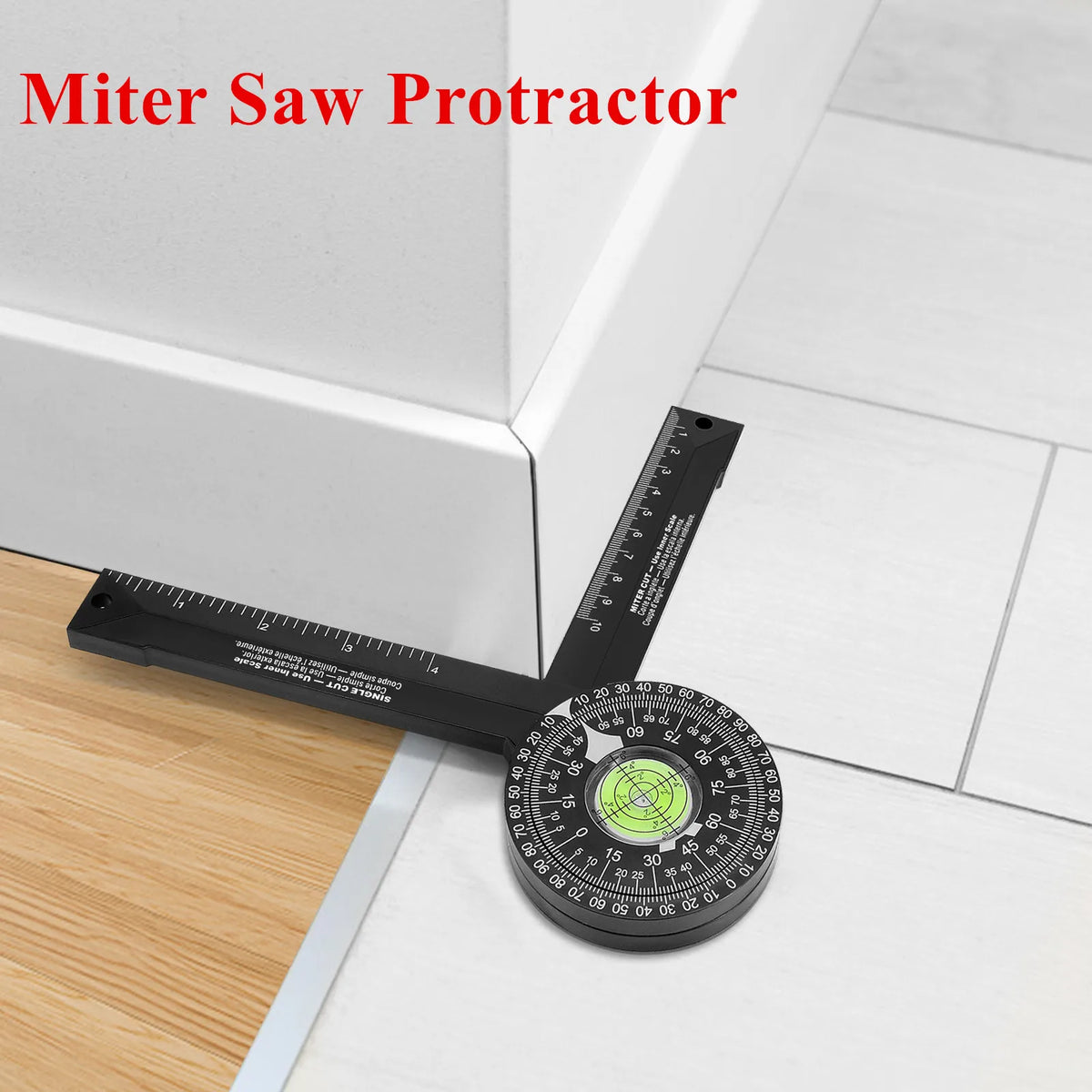 Mitre Saw Protractor Ruler &ndash; Digital Inclinometer Gauge