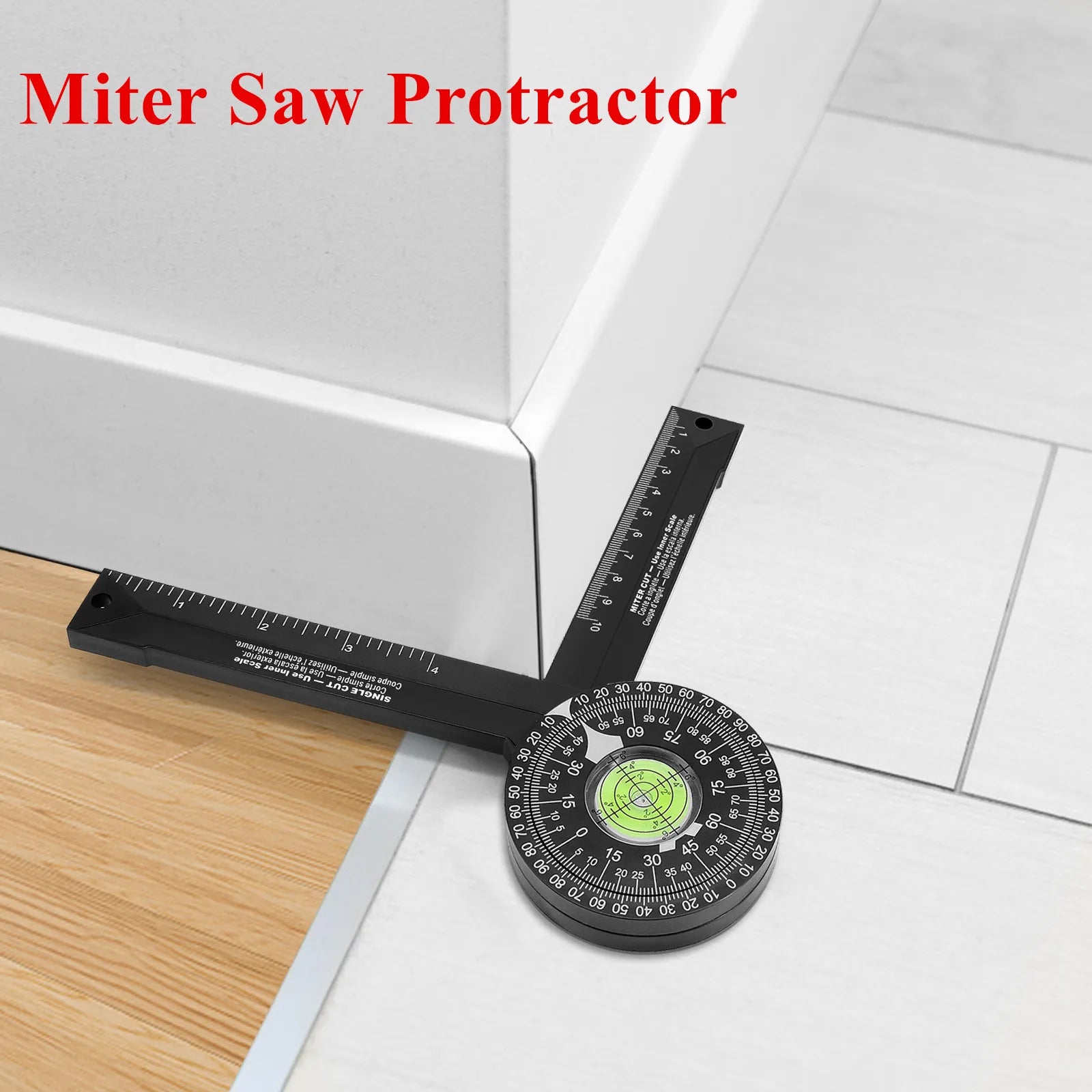 Mitre Saw Protractor Ruler &ndash; Digital Inclinometer Gauge