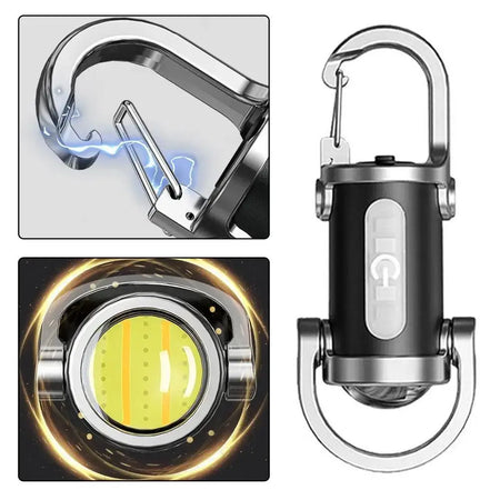 LED Keychain Flashlight &ndash; Multifunctional Work Light for Outdoor Activities