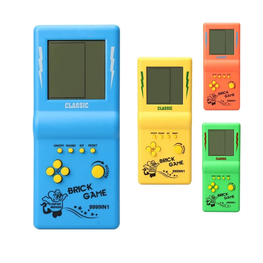 Classic Handheld BRICK GAME Console - Nostalgic Educational Toy for All Ages