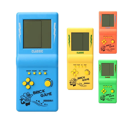 Classic Handheld BRICK GAME Console - Nostalgic Educational Toy for All Ages
