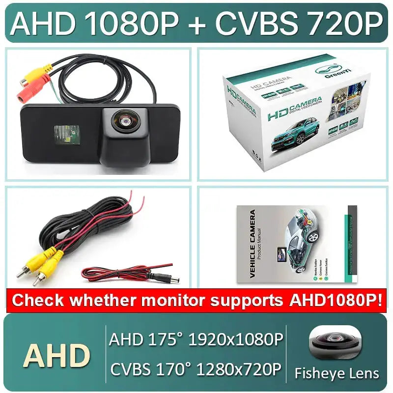 AHD Rear View Camera With Guidelines For VW Skoda Golf Jetta by InterCyprus Trading Ltd