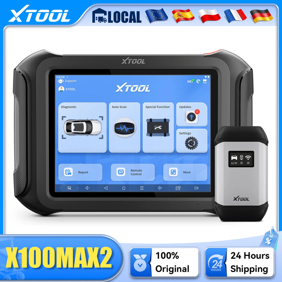 XTOOL X100 Max2 Key Programmer With J2534 Ecu And Immo Coding