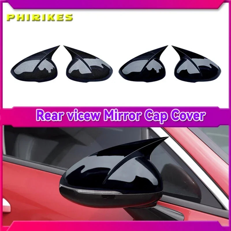 Adesivo de Cobertura do Acabamento do Espelho Retrovisor Kia K5 Optima Preto