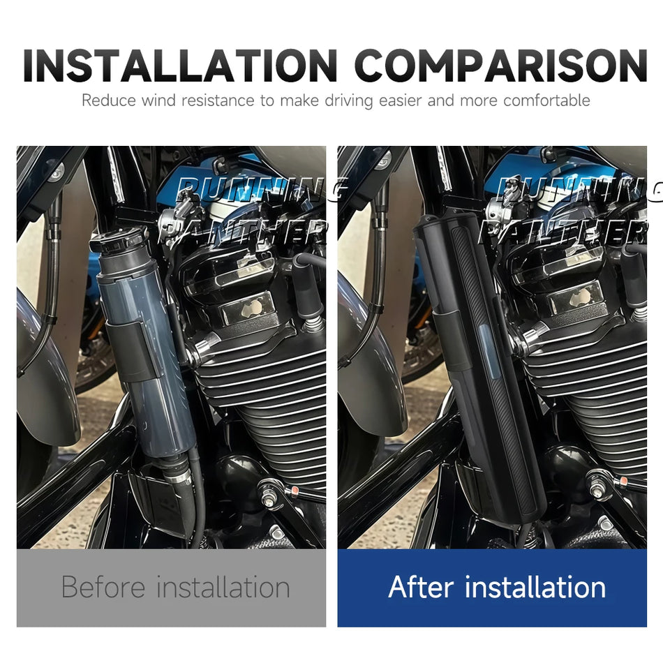 Radiator Decorative Cover and Water Reservoir Cover for Harley-Davidson Road Glide Street Glide FLTRXSE FLHX FLTRX CVO