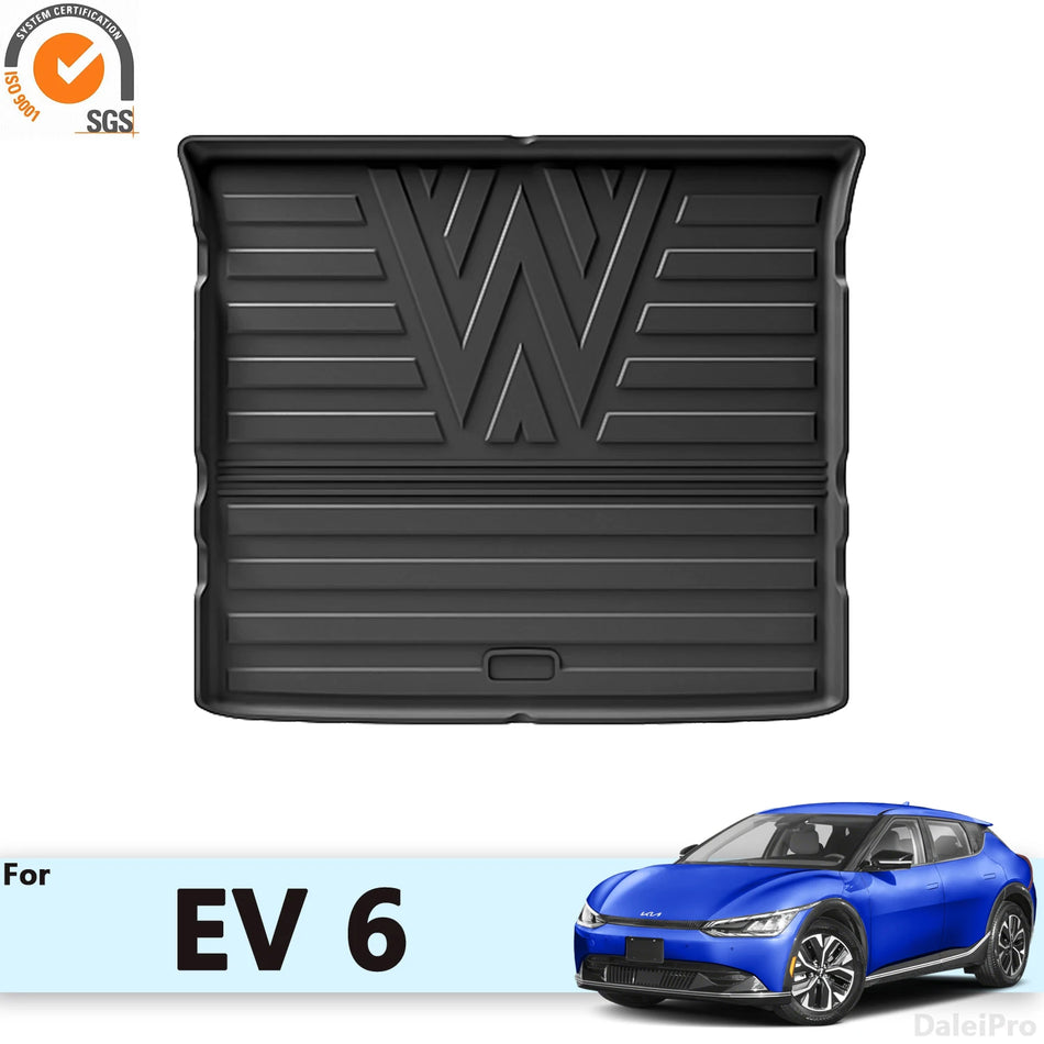 Kia EV6 Covorase de Portbagaj Personalizate pentru Toate Vremea 3D TPE