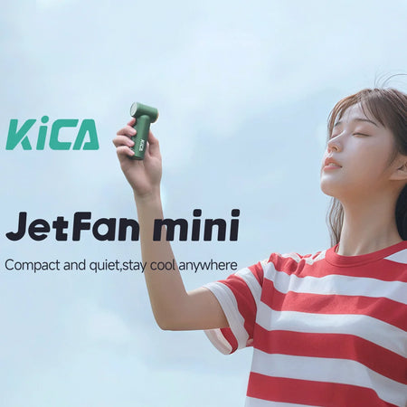 KICA 3000mAh Mini Turbo Jet Fan &ndash; Portable Handheld Cooling Appliance
