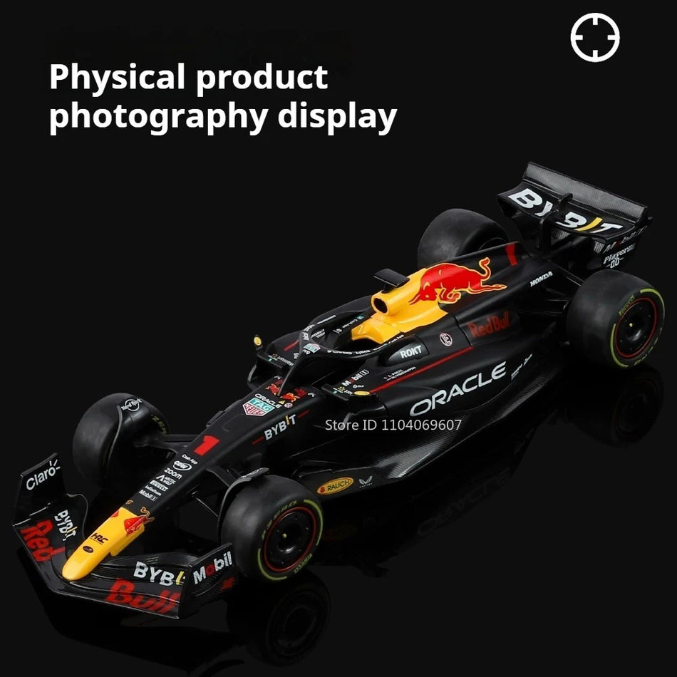 Diecast F1 Auto Modelle Legering Voorwiel Sturing voor Red Bull Racing RB19