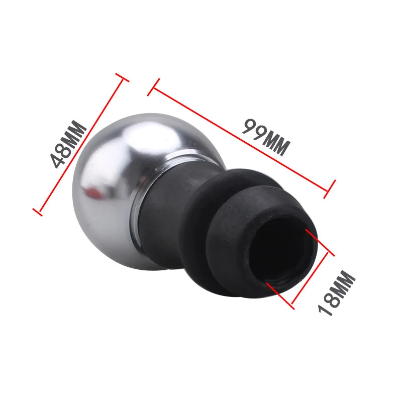 Κουμπί Ταχυτήτων για Peugeot 106 206 207 306 307 407 408 508, 5-Ταχυτήτων Αλουμινίου με Χρωματιστό Φινίρισμα και Χωρίς Σπείρωμα