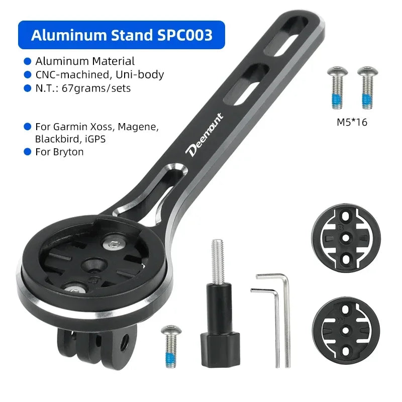 Deemount Out Front Computer Mount &ndash; Sturdy Aluminum Alloy Design For Garmin Bryton / CHINA