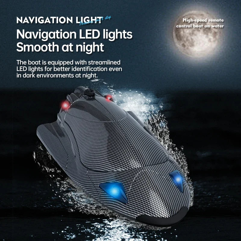 RC Boat High Speed Racing Ship 25KmH - Waterproof Speedboat