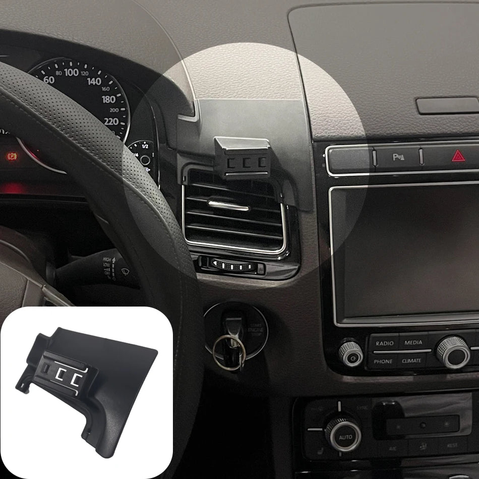 Touareg Trådlös Laddning Telefonhållare Bas Gravitation Ställ