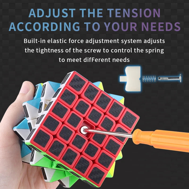 Carbon Fiber Professor's Cube &ndash; Multi-Dimensional Speed Puzzle