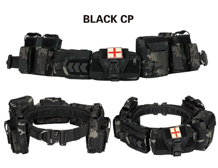 YAKEDA Tactical Duty Belt &ndash; Multi Pocket For Outdoors BCP
