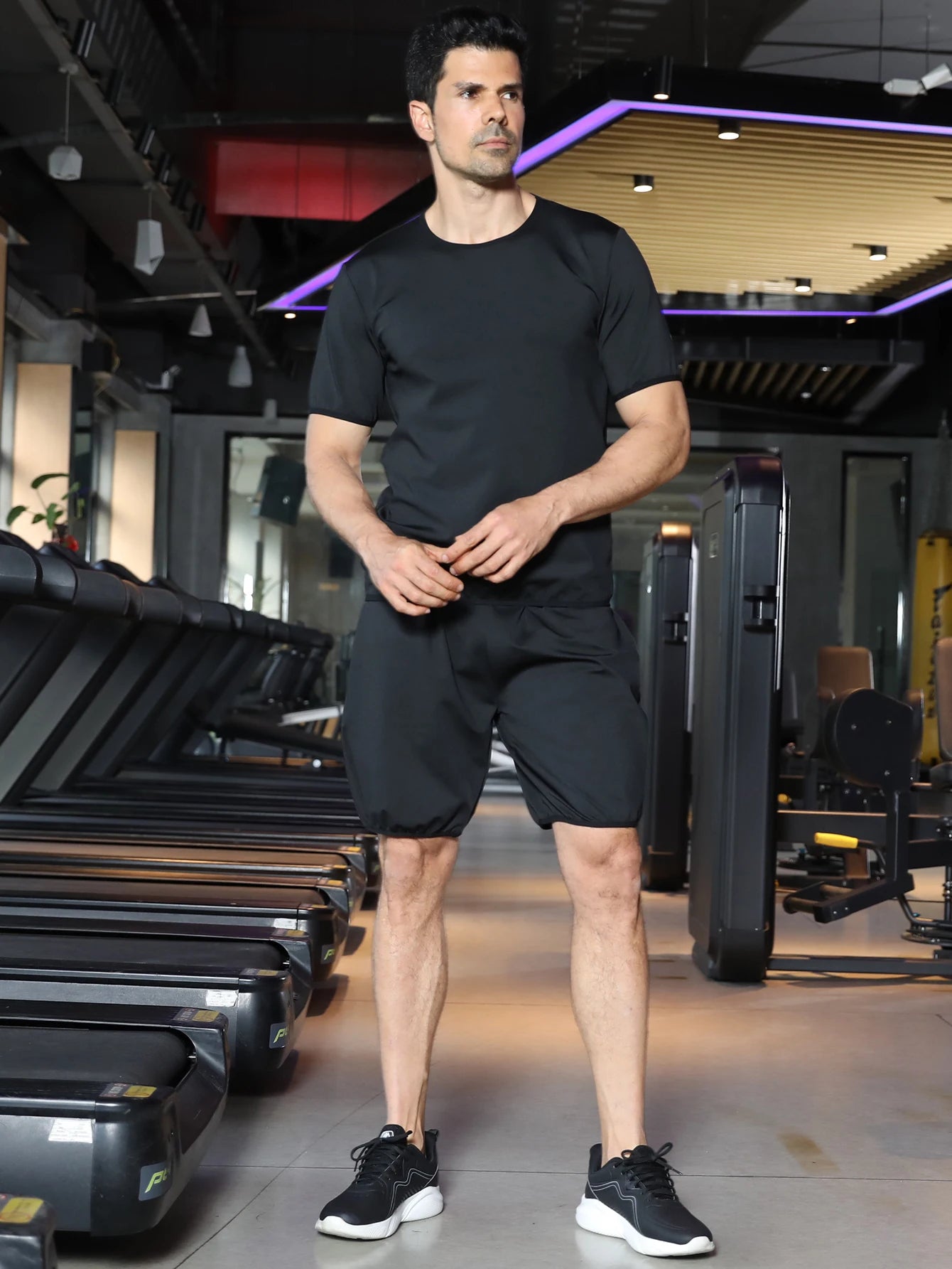 2Pc Men's Sauna Suit - Sweat Boost For Weight Loss