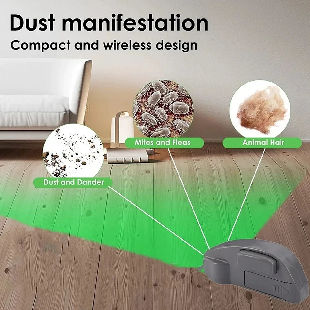 Vacuum Cleaner Laser Light &ndash; Detects Hidden Pet Hair and Dust