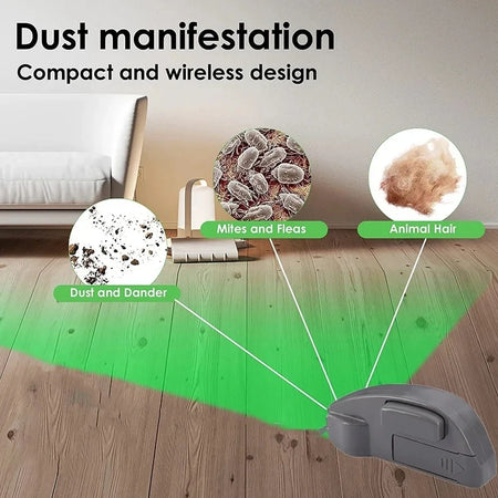 Vacuum Cleaner Laser Light &ndash; Detects Hidden Pet Hair and Dust