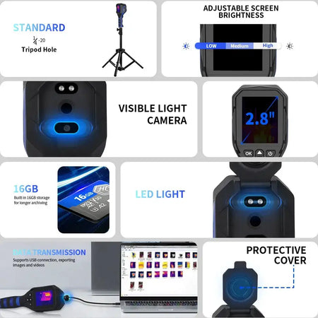Bosean Thermal Imaging Camera 256x196 For HVAC Maintenance
