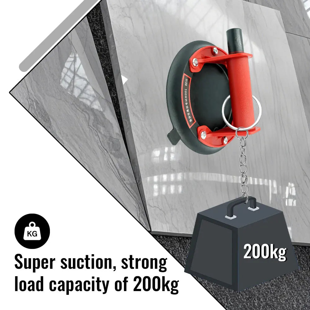 8 Inch Vacuum Suction Cup 200kg &ndash; Heavy Lift For Tile Glass