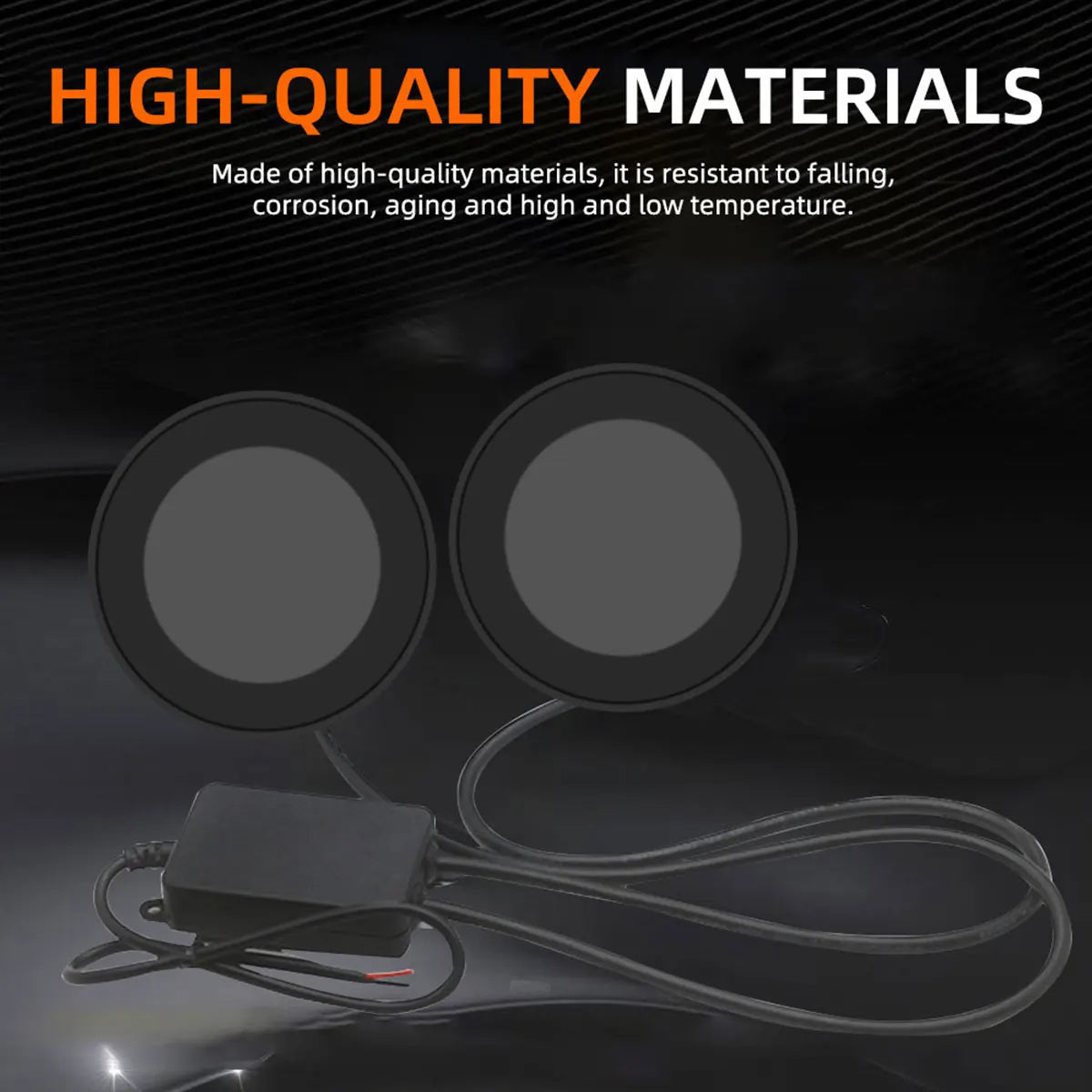 Motorcycle Dynamic Devil Eyes LED Lights &ndash; Remote Control Customization