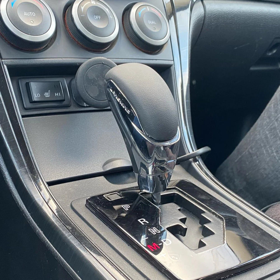 Buton de schimbător de viteze automat din piele pentru Mazda 3 5 6 8 MX5 CX5 CX7 CX9