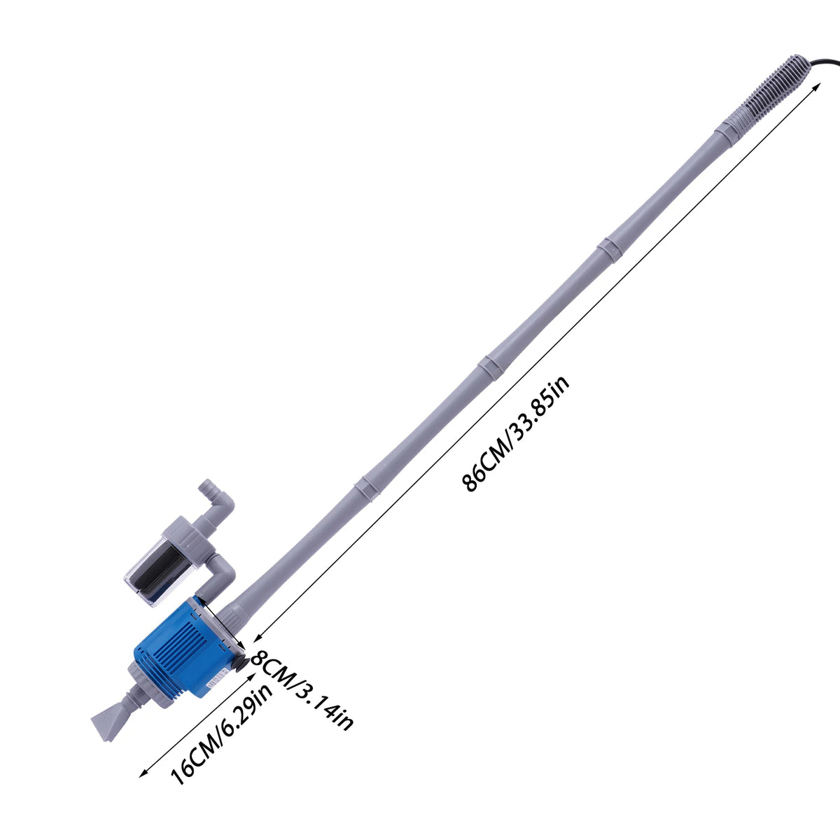 Auto Fish Tank Gravel Cleaning Kit &ndash; Powerful 28W Pump