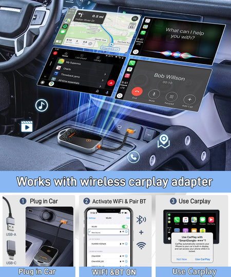 Mini C3 CarPlay Adapter &ndash; Wireless CarPlay and Android Auto