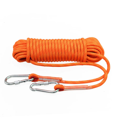 10mm Climbing Rope for Adults with Double Hook &ndash; Allweather 30m
