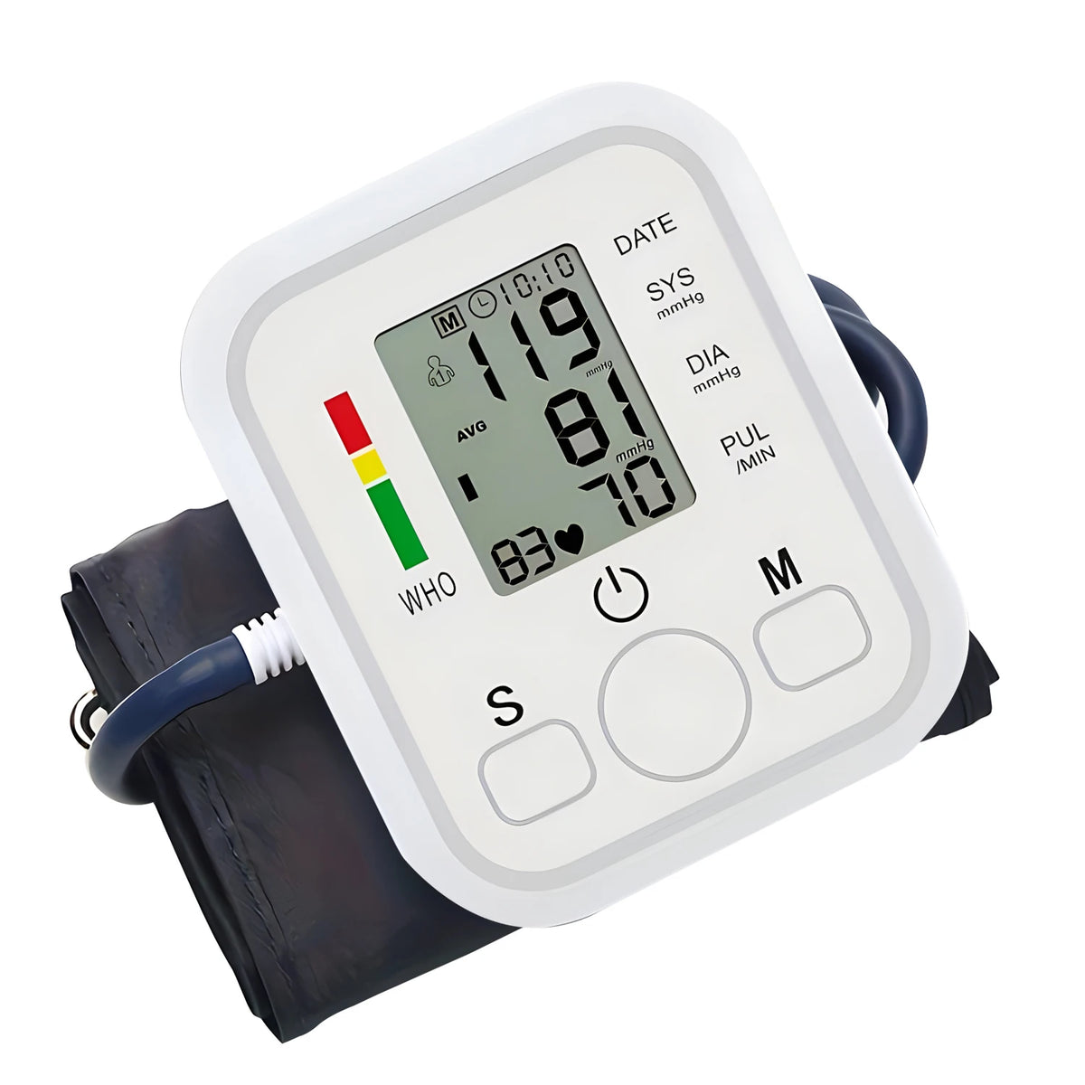 Portable Blood Pressure Monitor Arm &ndash; Automatic Readout White