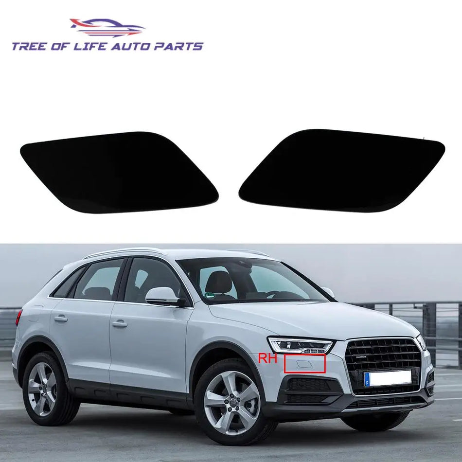 Капак на дюза за измиване на фарове за Audi Q3 Преден броня Издръжлива пластмасова заменяема част за надеждно пръскане