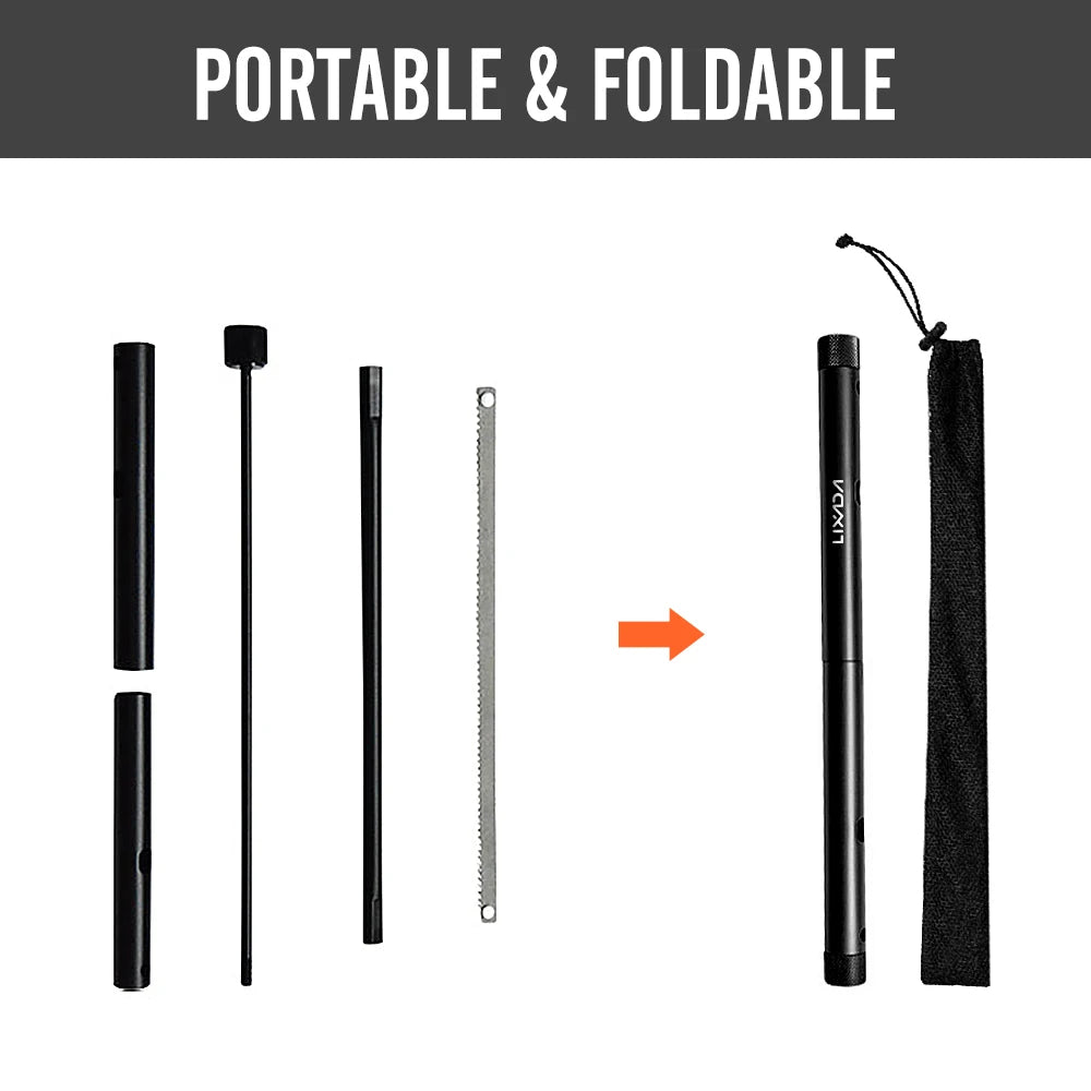Lixada Folding Wood Saw Aluminium Alloy - Ultra Portable