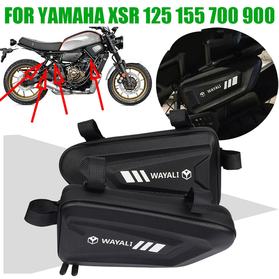 Τσάντα εργαλείων Yamaha XSR700, αδιάβροχο νάιλον σπάντεξ, αποθήκευση πλαϊνής επένδυσης