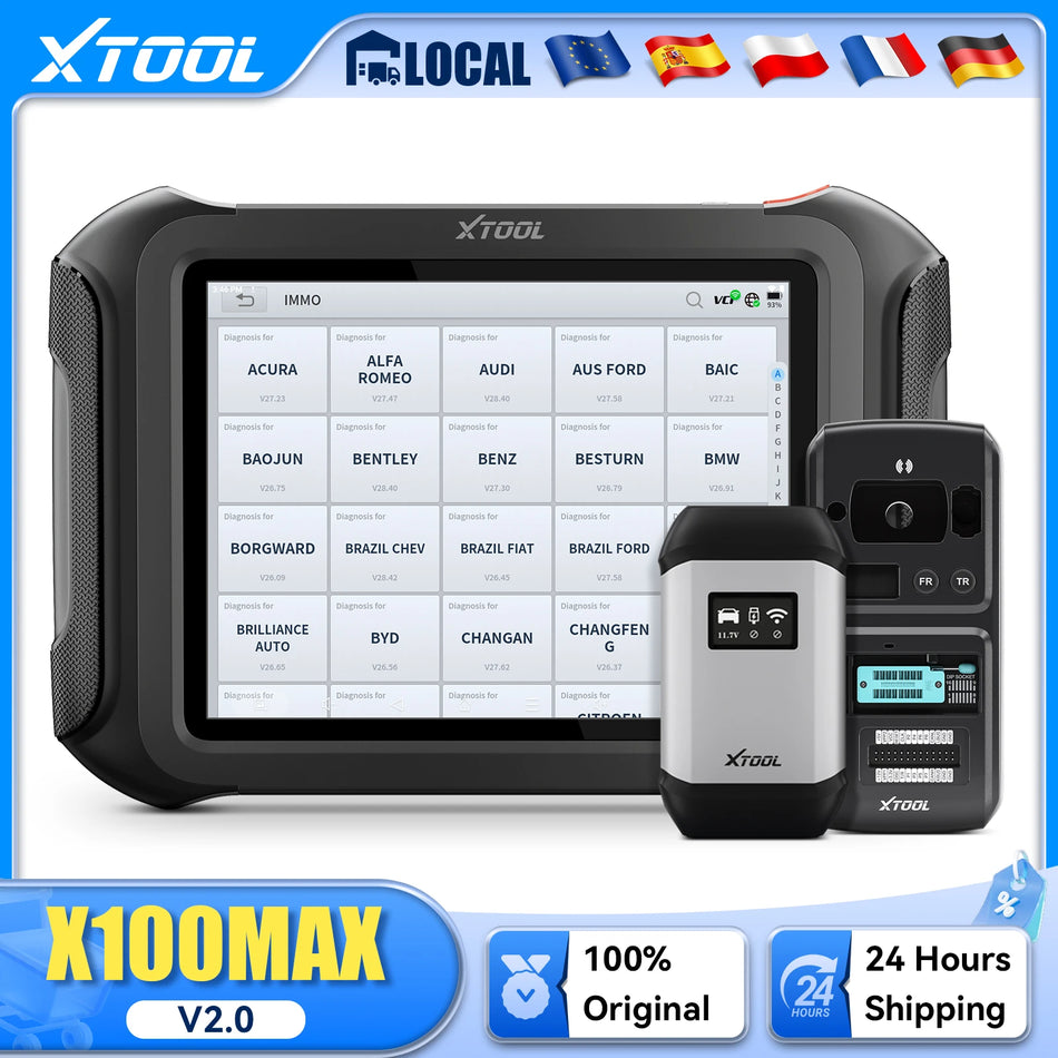 Programador de Chaves Perdidas All Key e Scanner XTOOL X100 Max V2