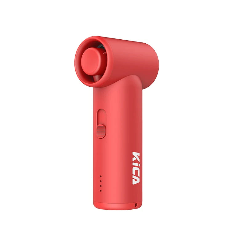 KICA 3000mAh Mini Turbo Jet Fan &ndash; Portable Handheld Cooling Appliance Red SL