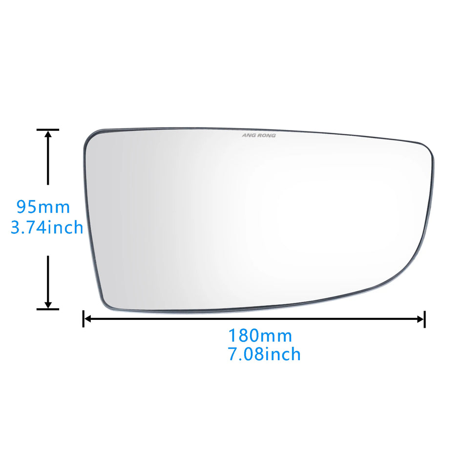 Mirror Glass for Ford Transit MK8 2014 Onwards Right Side Lower Plate Convex Non Heated