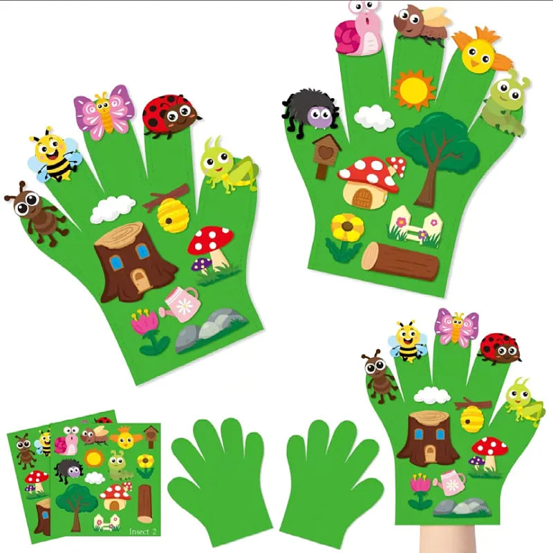 ATS30537 Hand Puppets Set &ndash; Montessori Storytelling Tool ATS30537 E