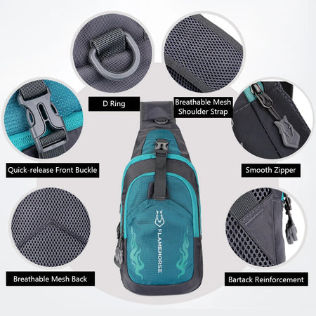 Men Sling Backpack Chest Crossbody Bag &ndash; Lightweight