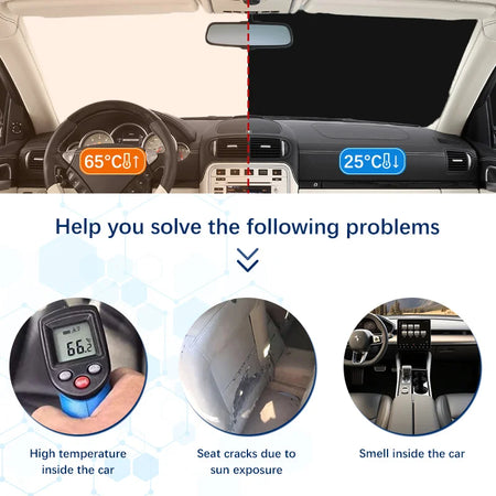 Citroen Berlingo B9 Windshield Sunshade - UV Blocker &amp; Cooler Protector