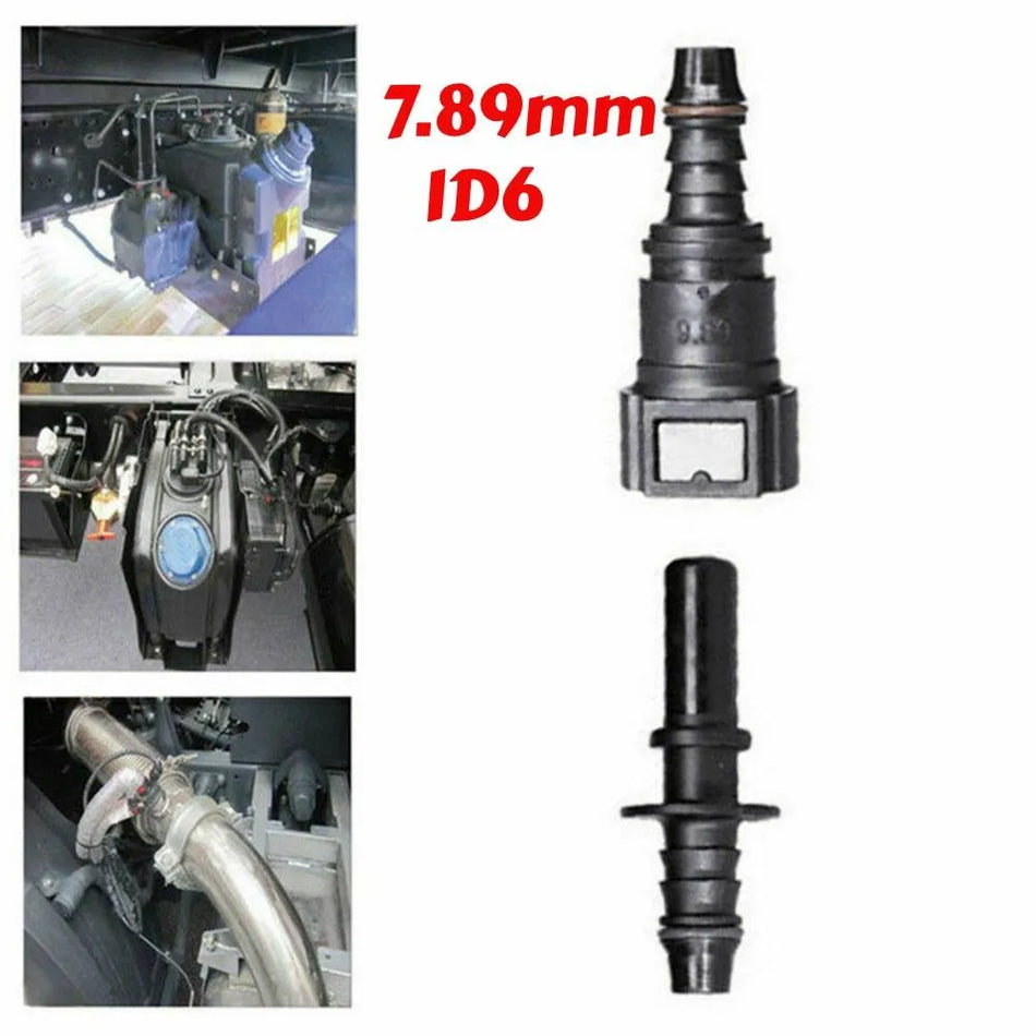 Automobilio degalų linijos greito atjungimo nailono jungtis 7.89mm ID