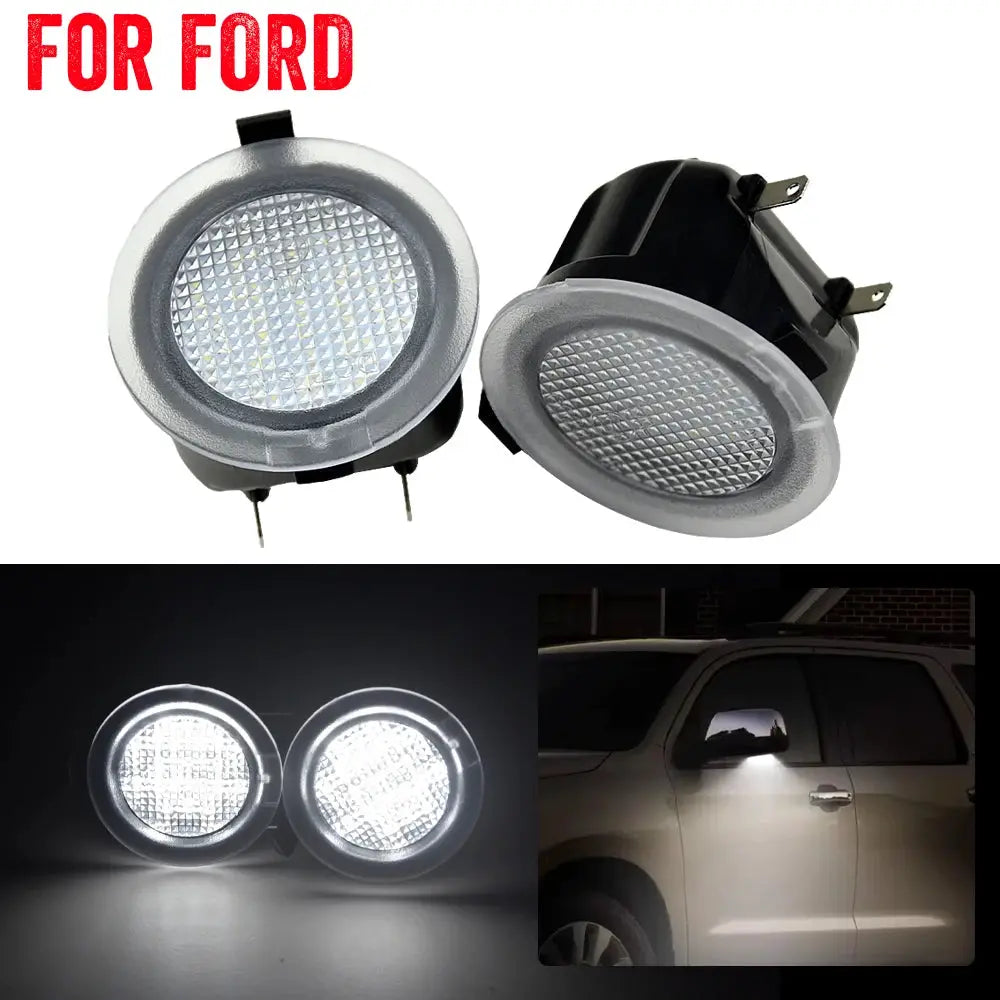 LED Under Side Mirror Puddle Lights For Ford Mondeo MK5 2015-2017 by InterCyprus Trading Ltd
